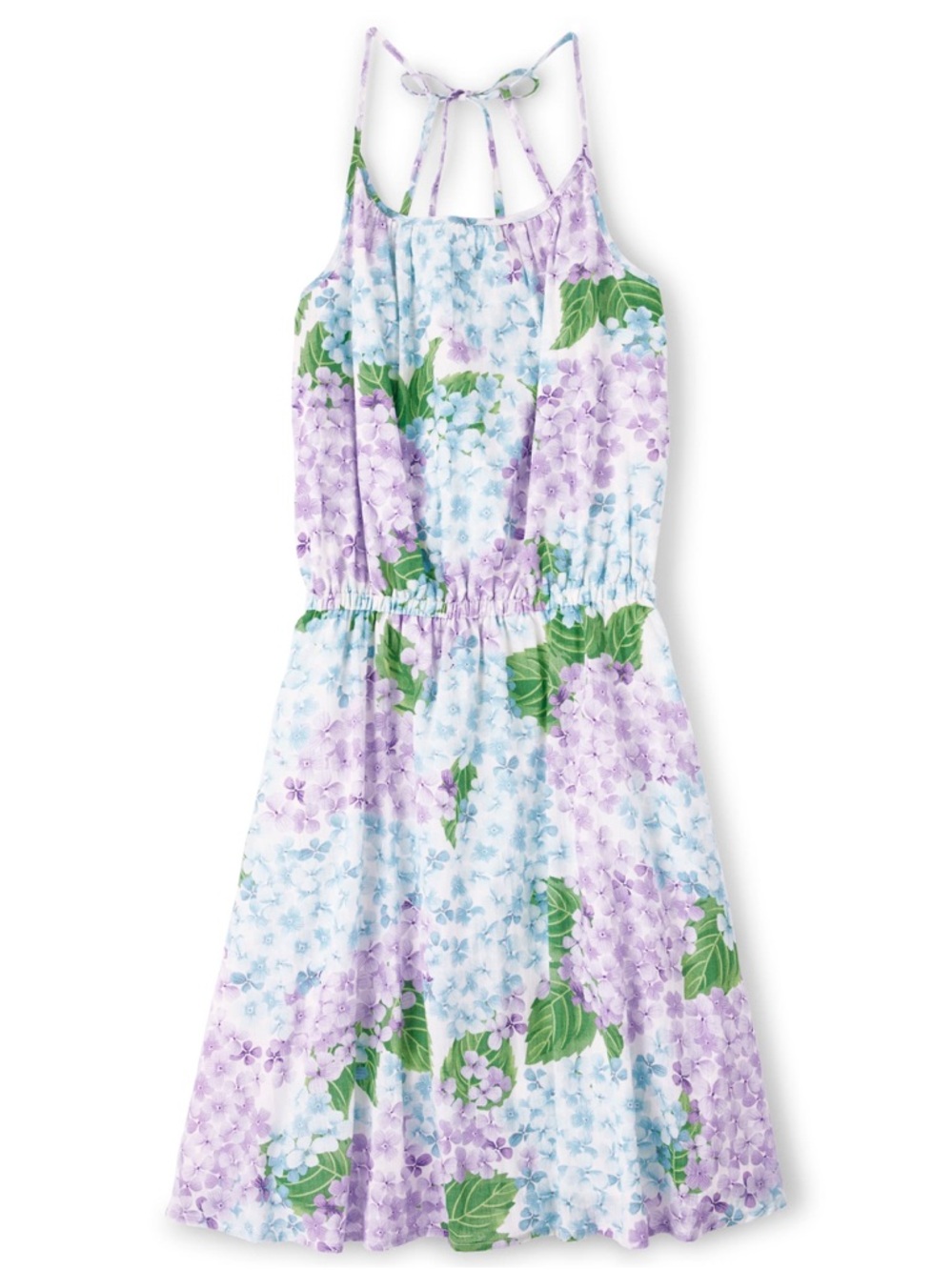 Womens Mommy And Me Hydrangea Dress - Spring Blooms - White XXL